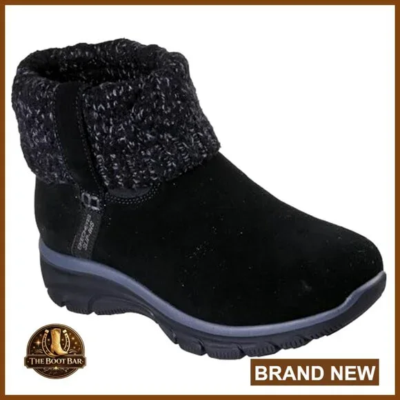 Suede Slip-On Ankle Boots with Memory Foam, Water Resistant - Picture 6 of 6